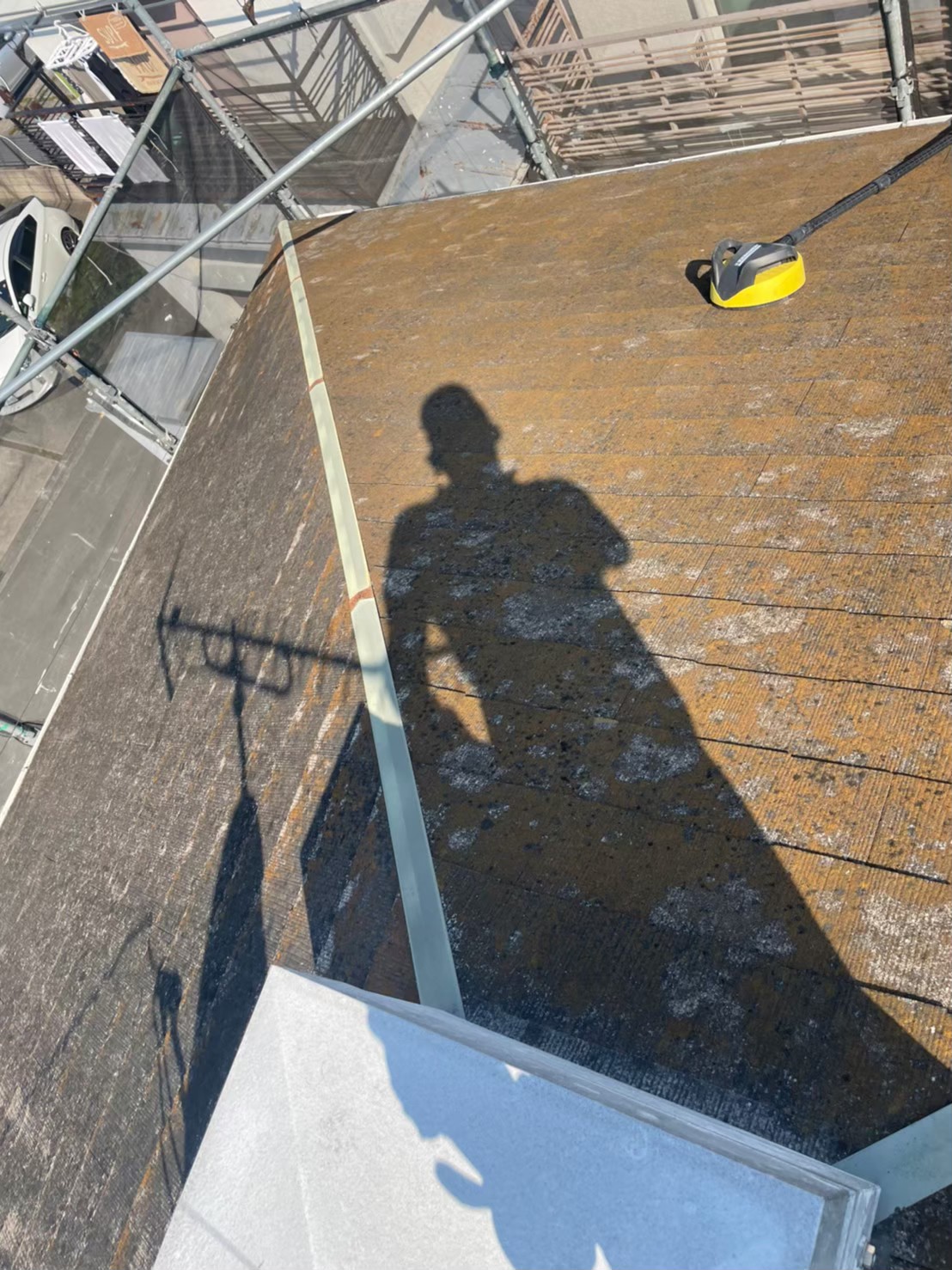 松戸市にて外壁洗浄・屋根塗装〈築22年戸建てのメンテナンス〉 施工前